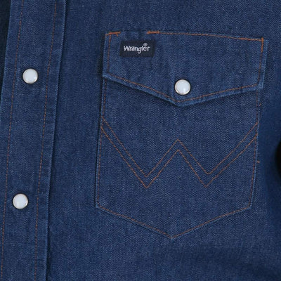 Wrangler Mens Authentic Cowboy Cut Work Shirt - 70127MW