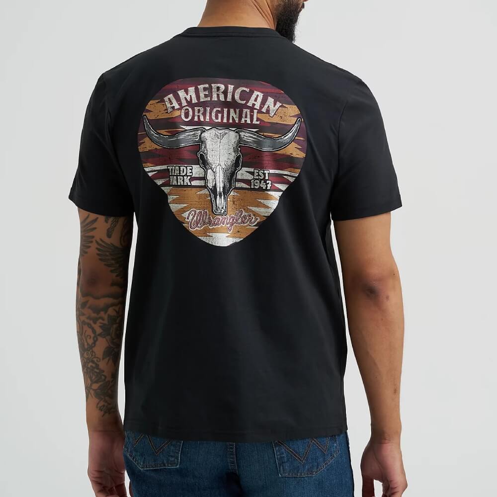 Wrangler Mens Back Graphic T-Shirt