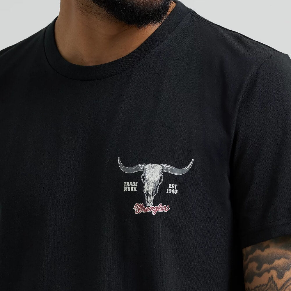 Wrangler Mens Back Graphic T-Shirt