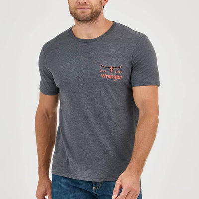 Wrangler Mens Back Graphic T-Shirt