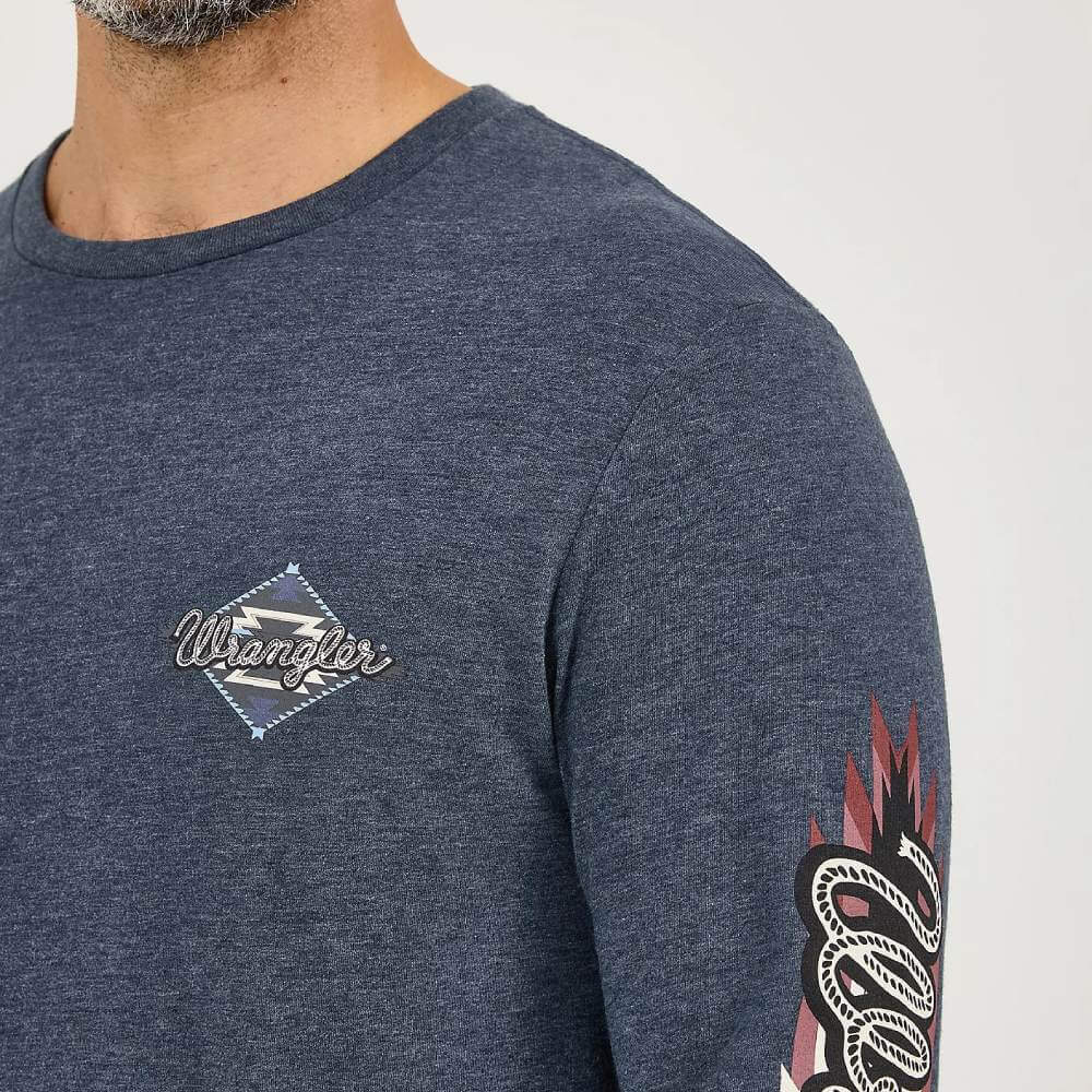 Wrangler Mens Back Graphic T-Shirt