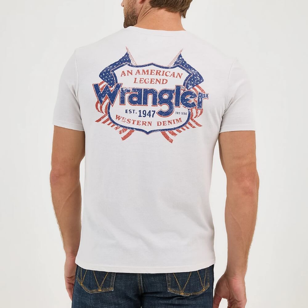 Wrangler Mens Back Graphic T-Shirt
