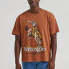 Wrangler Mens Bucking Bronco Rawhide T-Shirt - 112375796