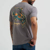 Wrangler Mens Bucking Cowboy T-Shirt Quiet Shade (grey) - 112368627