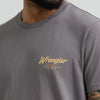 Wrangler Mens Bucking Cowboy T-Shirt Quiet Shade (grey) - 112368627