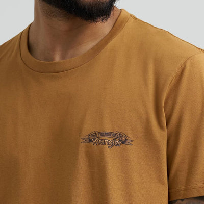 Wrangler Mens Bucking Cowboy T-Shirt