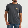 Wrangler Mens Bucking Cowboy T-Shirt Washed Black - 112368424