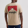 Wrangler Mens Bull Checkerboard T-Shirt