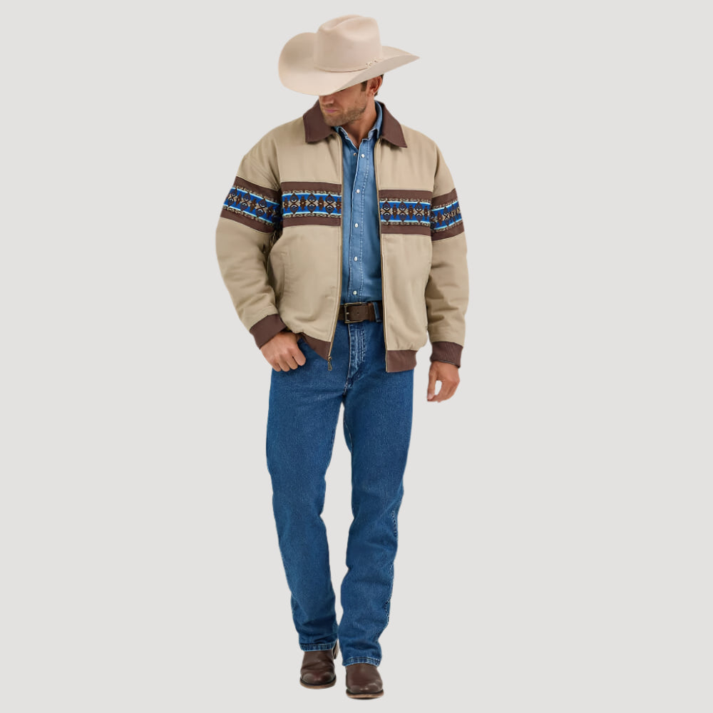 Wrangler Mens Checotah Bomber Jacket North Shore