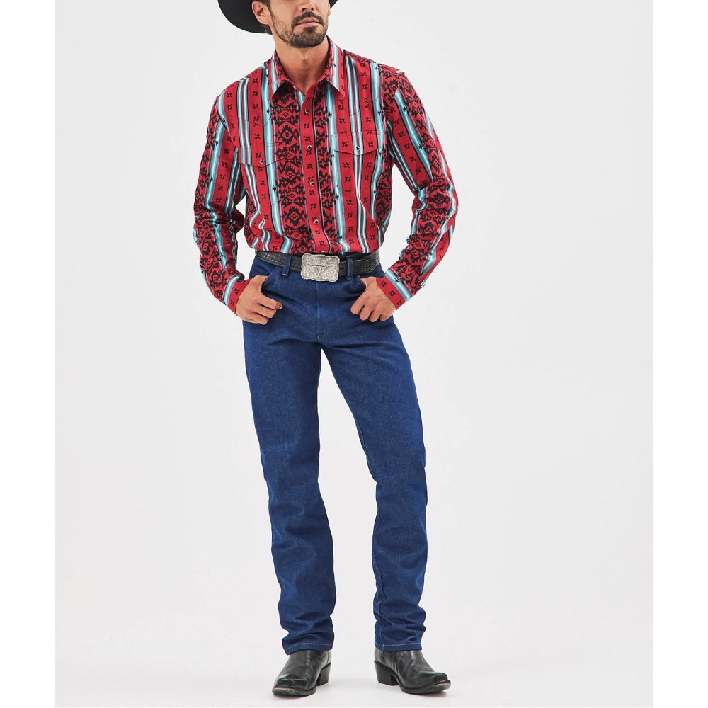 Wrangler Mens Checotah Red Shirt