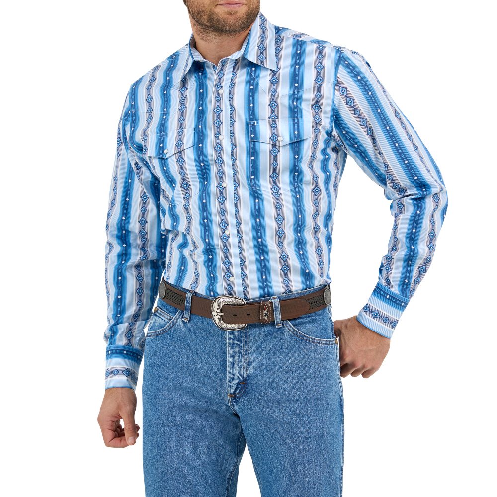 Wrangler Mens Checotah Western Shirt