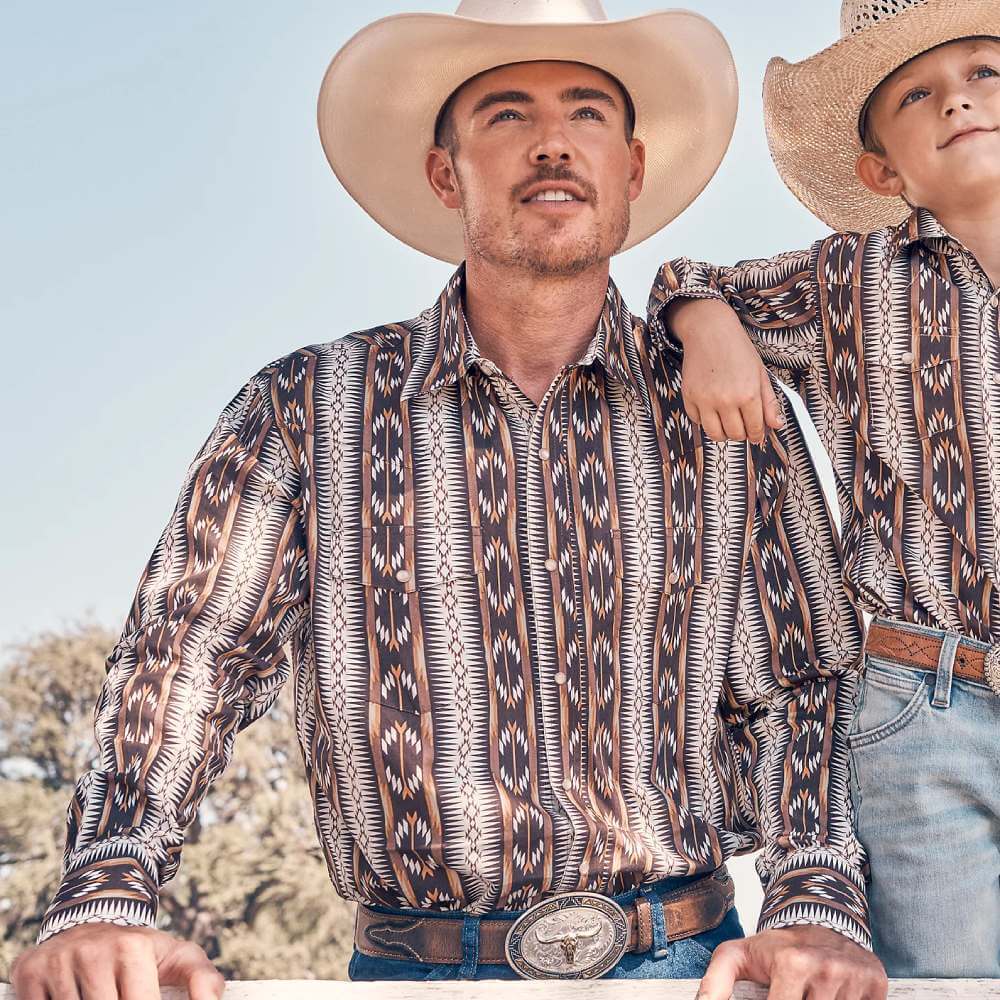 Wrangler Mens Checotah® Western Shirt