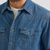 Wrangler Mens Classic Denim Western Shirt