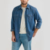 Wrangler Mens Classic Denim Western Shirt