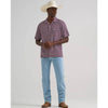 Wrangler Mens Coconut Cowboy Camp Snap Shirt
