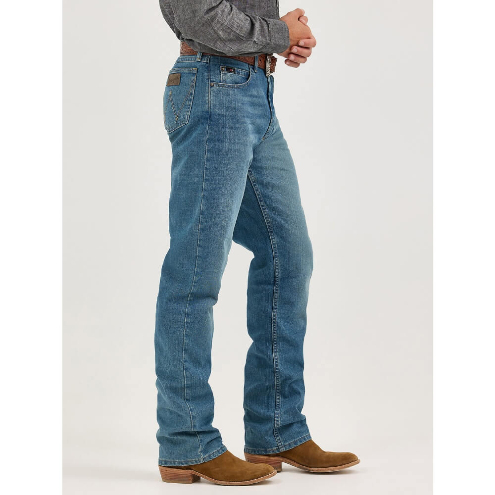 Wrangler Mens Cody Johnson 20X Jeans Blue Stone - 112369005