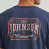 Wrangler Mens Cody Johnson Concert Back Graphic T-Shirt Country Black - 112358721
