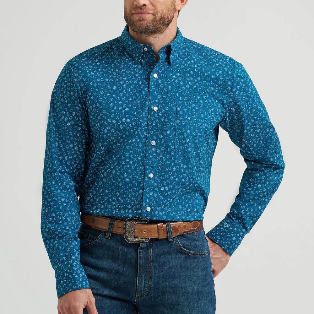 Wrangler Mens Cody Johnson One Pocket Shirt