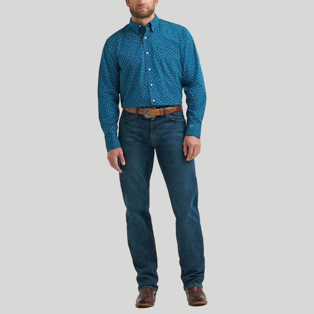 Wrangler Mens Cody Johnson One Pocket Shirt