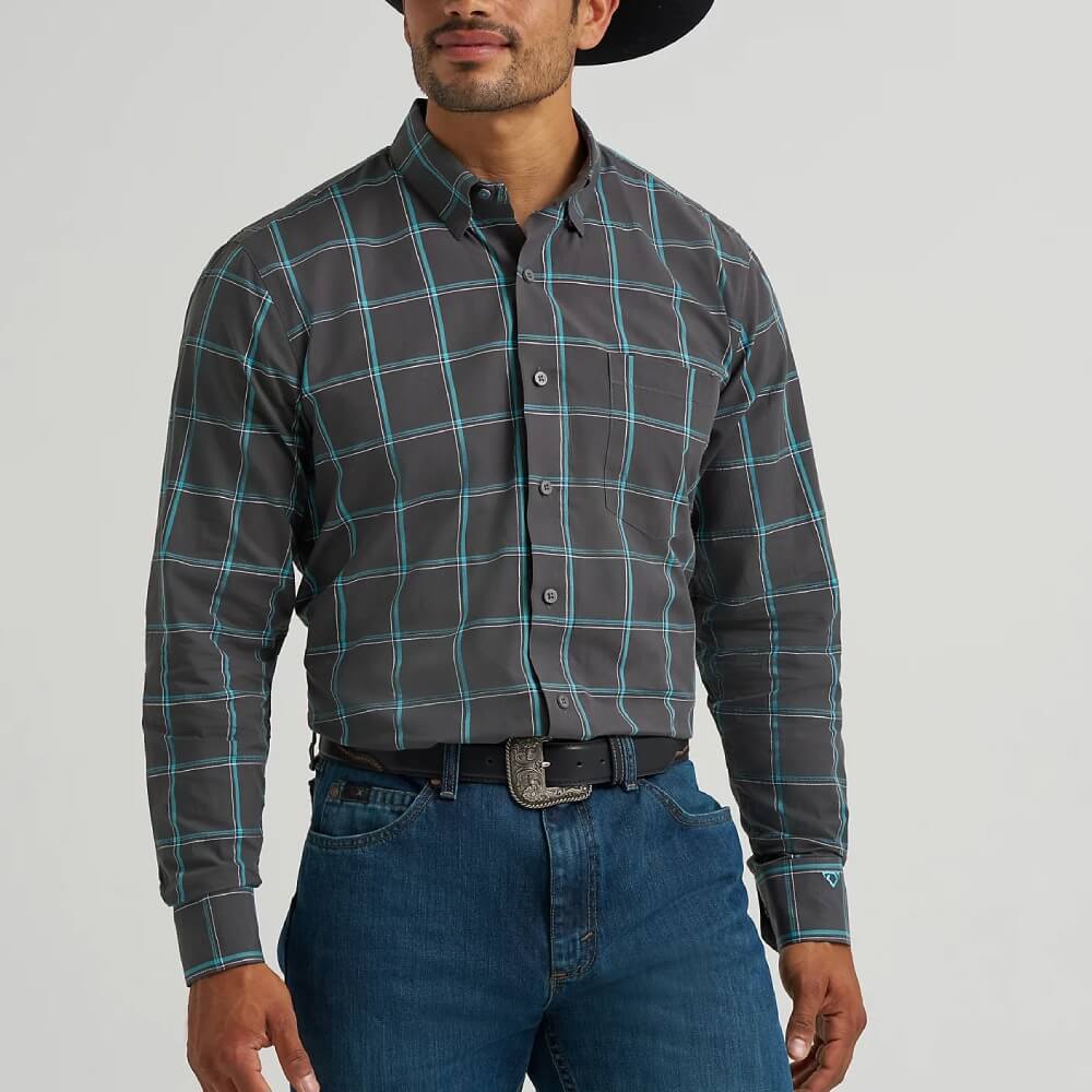 Wrangler Mens Cody Johnson One Pocket Shirt