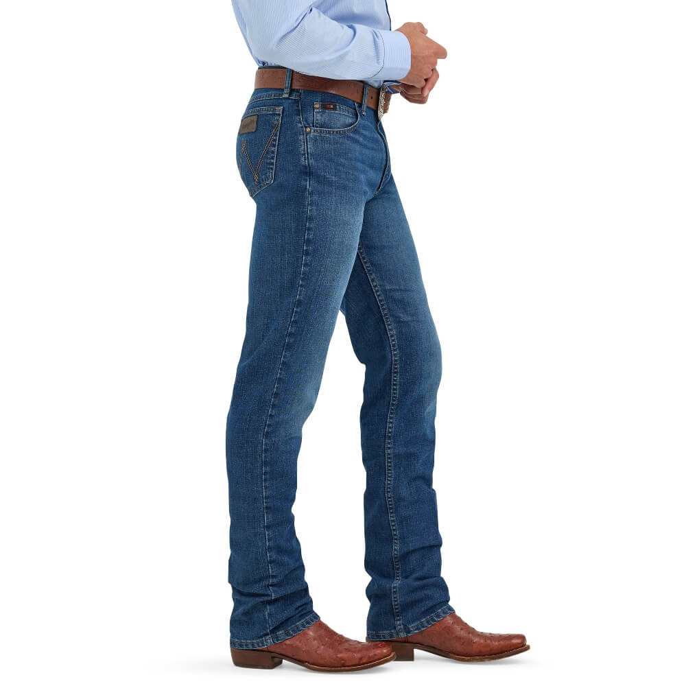 Wrangler Mens Cody Johnson Slim Jeans Moonlight - 112369164
