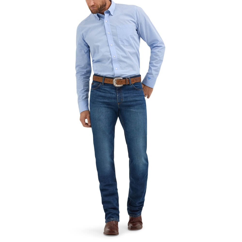 Wrangler Mens Cody Johnson Slim Jeans Moonlight - 112369164