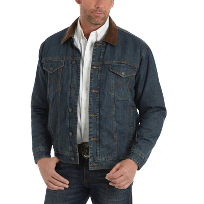 Wrangler Mens Concealed Carry Denim Jacket
