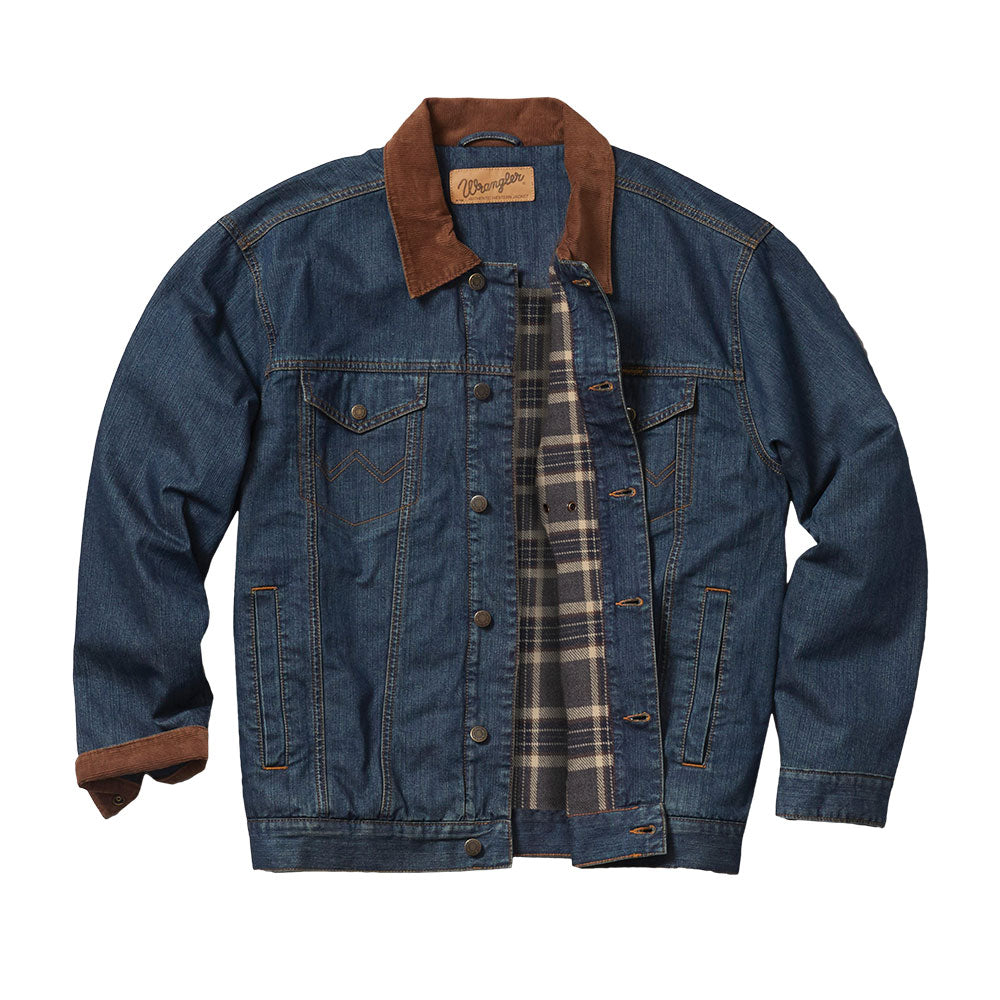 Wrangler Mens Concealed Carry Denim Jacket - 74265CD