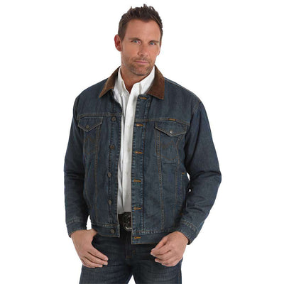 Wrangler Mens Concealed Carry Denim Jacket - 74265CD
