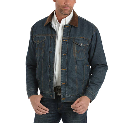 Wrangler Mens Concealed Carry Denim Jacket - 74265CD