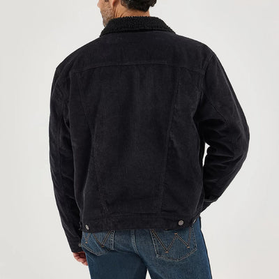 Wrangler Mens Cowboy Cut Jacket Caviar (Black) - 112367604