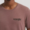 Wrangler Mens Dusty Arena Graphic T-Shirt Coffee Quartz - 112383938