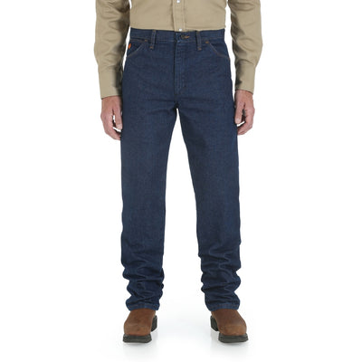 Wrangler Mens FR Bootcut Original Fit Work Jeans