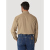 Wrangler Mens FR Flame Resistant Riggs Twill Solid Work Shirt