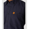 Wrangler Mens FR Flame Resistant Riggs Twill Solid Work Shirt