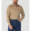 Wrangler Mens FR Snap Twill Work Shirt - 10FR12140