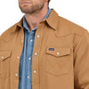 Wrangler Mens Flannel Lined Work Shirt Rawhide - 112367726