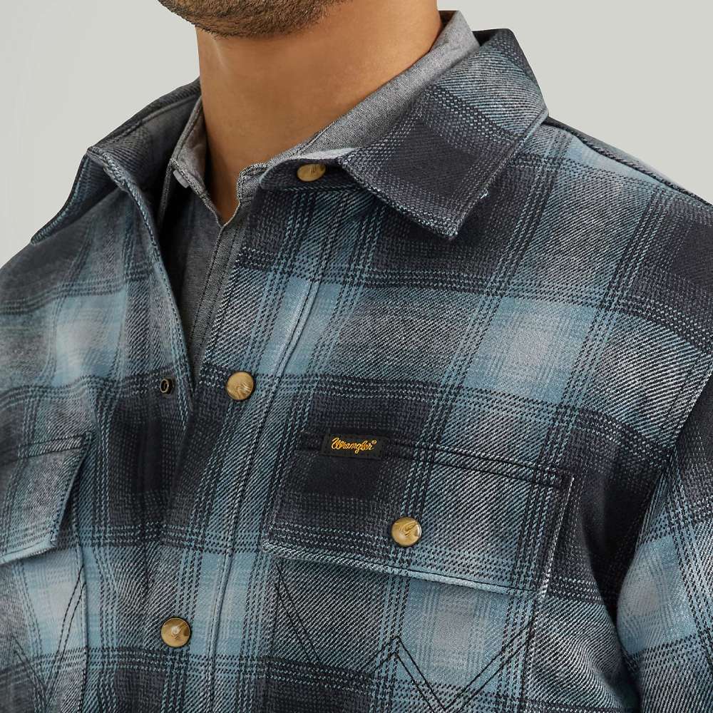 Wrangler Mens Flannel Shirt jacket