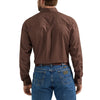 Wrangler Mens George Strait Brown Shirt