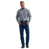 Wrangler Mens George Strait Collection One Pocket Shirt Blue - 112381959