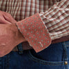 Wrangler Mens George Strait Collection One Pocket Shirt Rust - 112381953