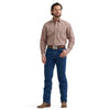 Wrangler Mens George Strait Collection One Pocket Shirt Rust - 112381954