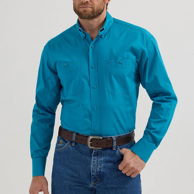 Wrangler Mens George Strait Long Sleeve Shirt - 112356631