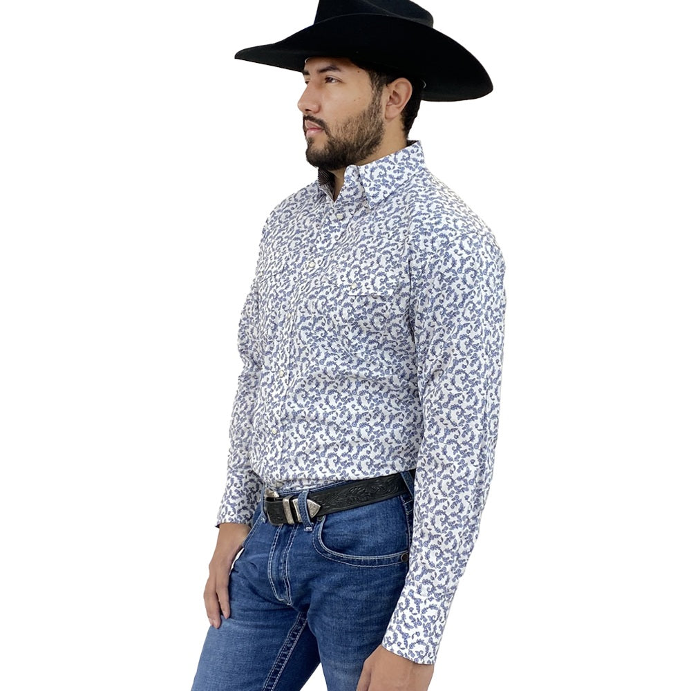 Wrangler Mens George Strait Long Sleeve Shirt