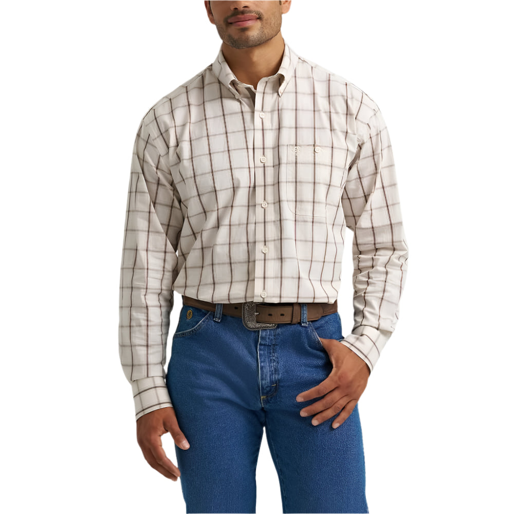 Wrangler Mens George Strait Long Sleeve Shirt