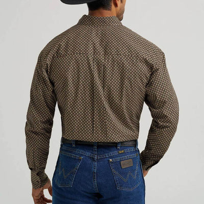 Wrangler Mens George Strait Long Sleeve Shirt