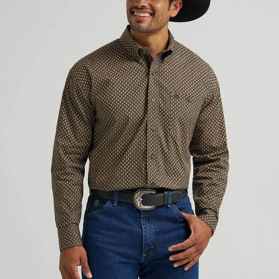 Wrangler Mens George Strait Long Sleeve Shirt