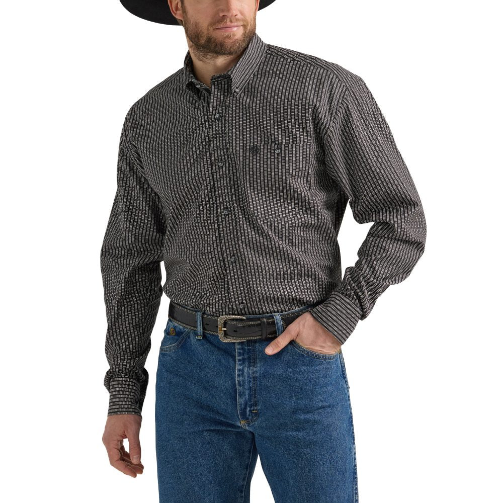 Wrangler Mens George Strait One Pocket Shirt