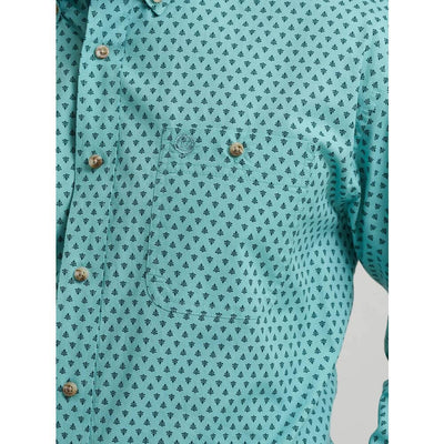 Wrangler Mens George Strait One Pocket Shirt