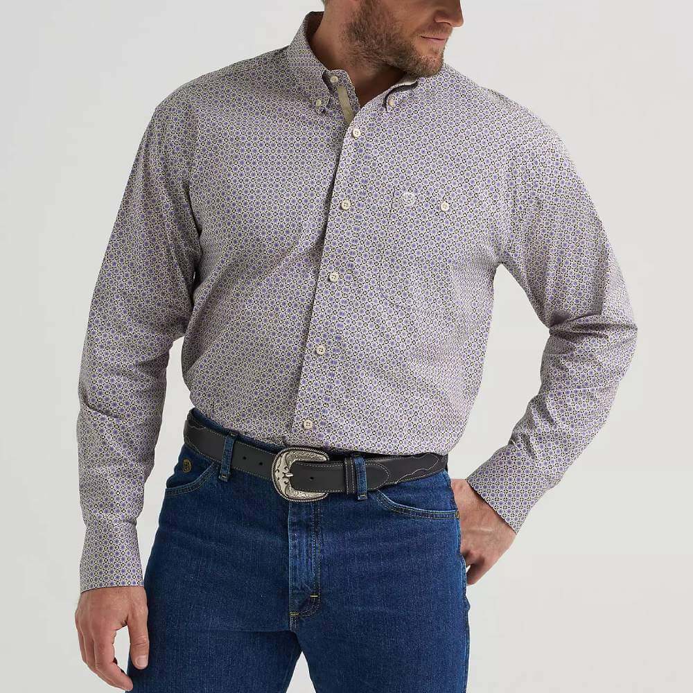 Wrangler Mens George Strait One Pocket Shirt